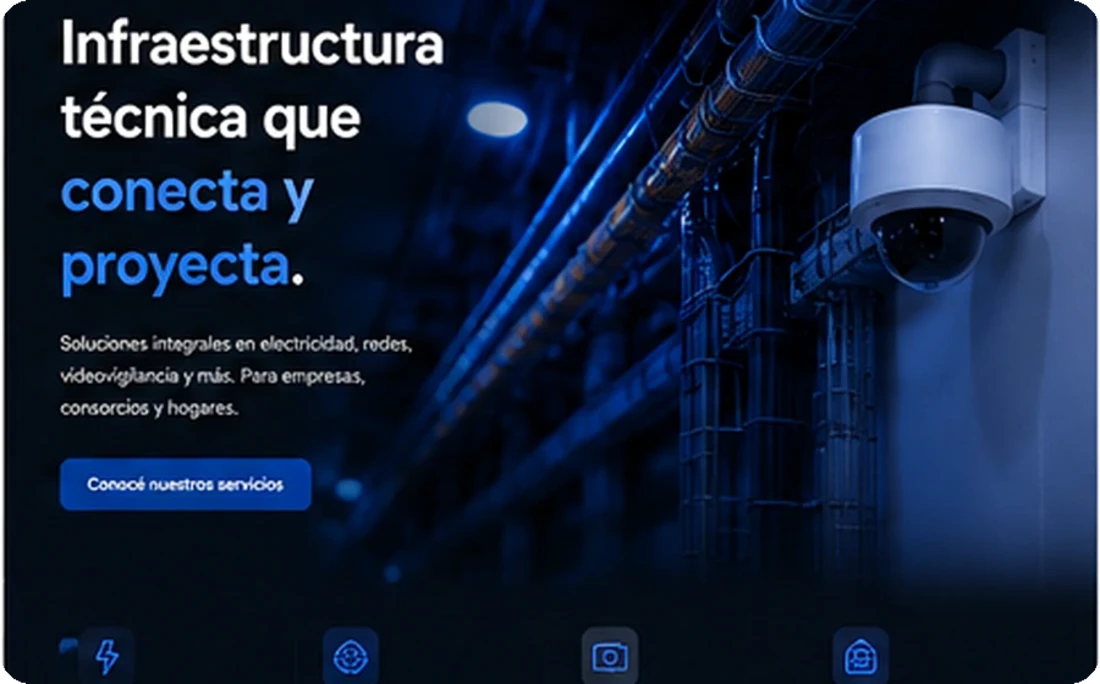 Vista del sitio web de NODO3